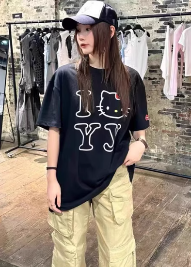 OPEN YY ハローキティ Tシャツ (4色) HELLO KITTY X YY T-SHIRT