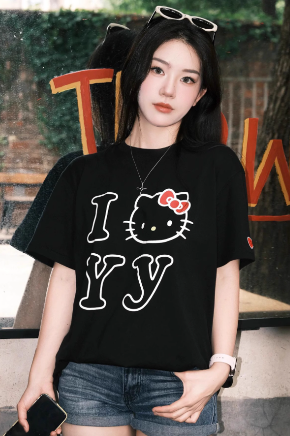 OPEN YY⭐︎オープンワイワイ】 ILOVEYYTシャツアイラブyy黒
