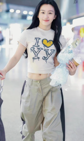 OPEN YY クロップド Tシャツ (2色) I LOVE YY CROP T-SHIRT