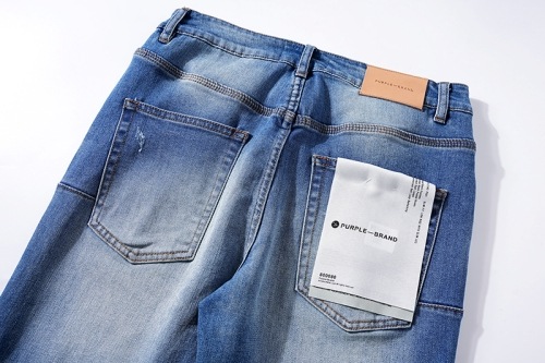 PURPLE BRAND ウォッシュド ペイントデニム イン ブルー PU106｜MIRISE