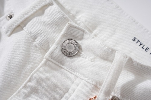 purplebrand 30 White ホワイトカラー パープルブランド PURPLE BRAND ウォッシュド ペイント ダメージデニム イン