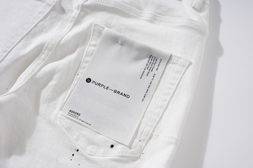 PURPLE BRAND ウォッシュド ペイント ダメージデニム イン