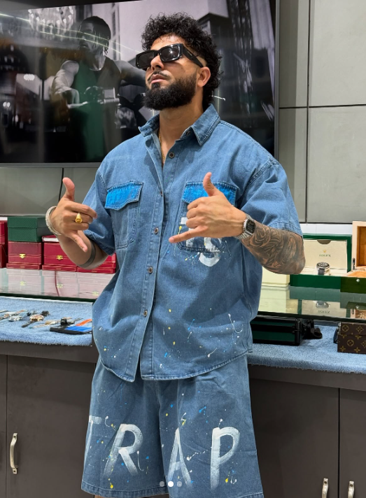 Trapstar London セットアップ デニムシャツ＆ショーツ Summer Set in