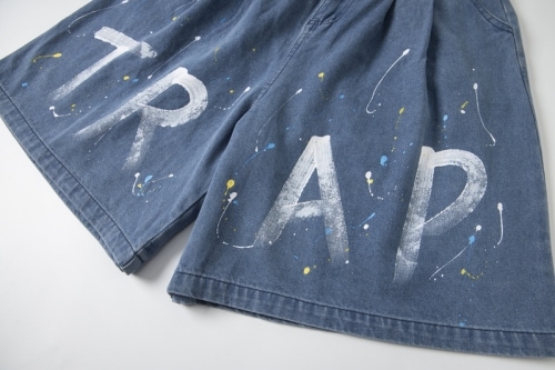 Trapstar London セットアップ デニムシャツ＆ショーツ Summer Set in