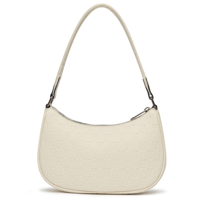 【MLB KOREA】Monogram Crack Embo Hobo Bag■送料込 MLB KOREA】Monogram Crack Embo Hobo Bag□送料込 (MLB Korea
