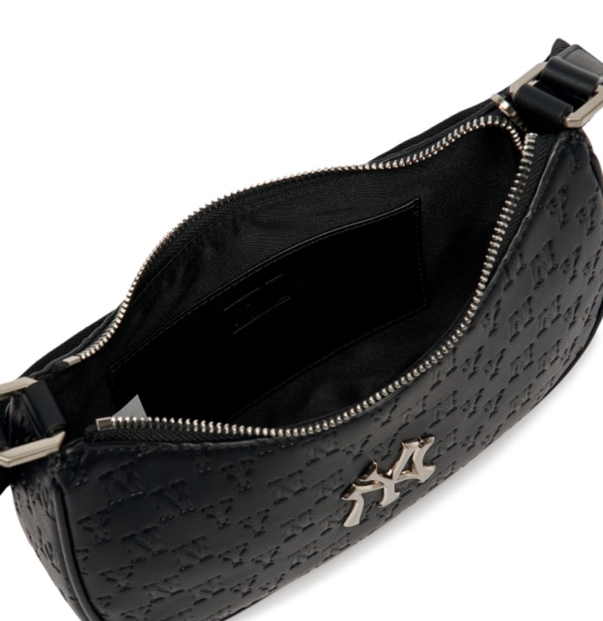 【MLB】★送料・関税込★Monogram Embo Ho-bo Bag★3ABQS022N MLB】☆送料・関税込☆Monogram Embo Ho-bo Bag☆3ABQS022N (MLB