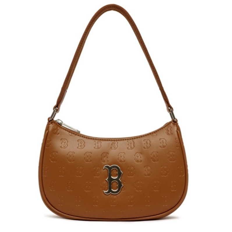 【MLB KOREA】Monogram Crack Embo Hobo Bag■送料込 MLB KOREA】Monogram Crack Embo Hobo Bag□送料込 (MLB Korea