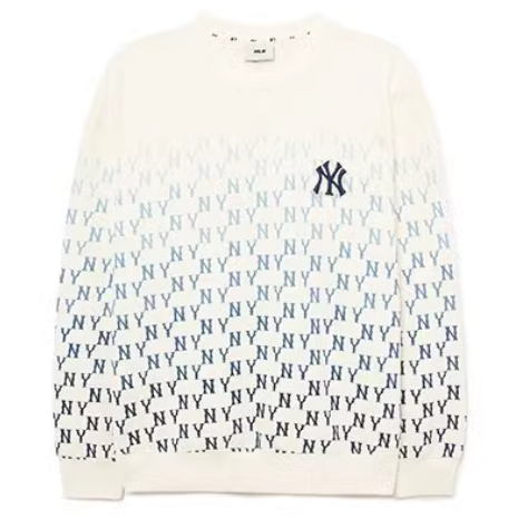 ☆MLB Korea☆ Classic Monogram Gradient Overfit Man to Man B MLB Korea CLASSIC GRADATION MONOGRAM OVER FIT MAN TO MAN