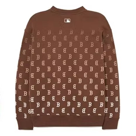 MLB Korea CLASSIC GRADATION MONOGRAM OVER FIT MAN TO MAN