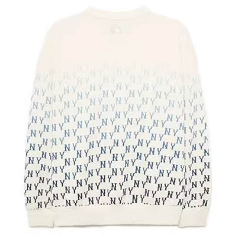 MLB Korea CLASSIC GRADATION MONOGRAM OVER FIT MAN TO MAN