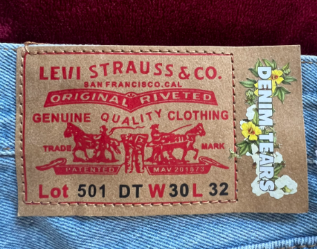 Denim Tears x Levi's 501 デニム ジーンズ Cotton Wreath jean