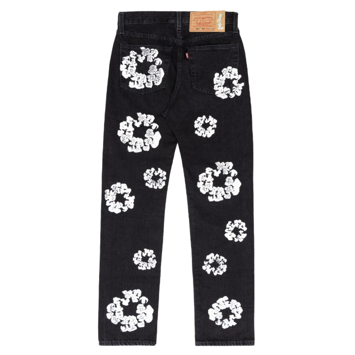 Denim Tears x Levi's 501 デニム ジーンズ Cotton Wreath jean