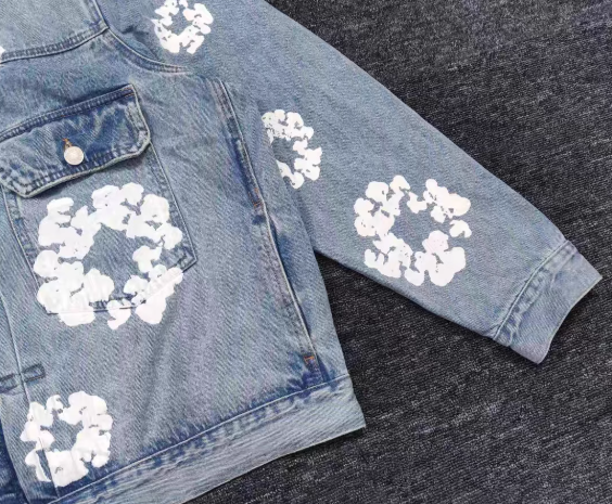 Denim Tears x Levi's デニムジャケット Type-2 All Over Wreath Blue