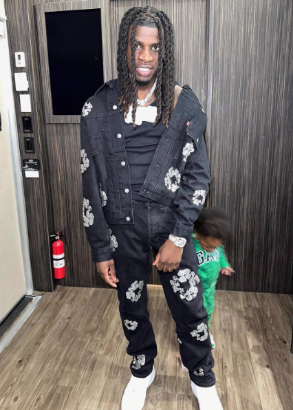 Denim Tears x Levi's デニムジャケット Type-2 All Over Wreath Blue