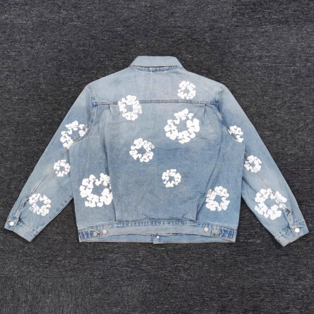 Denim Tears x Levi's デニムジャケット Type-2 All Over Wreath Blue