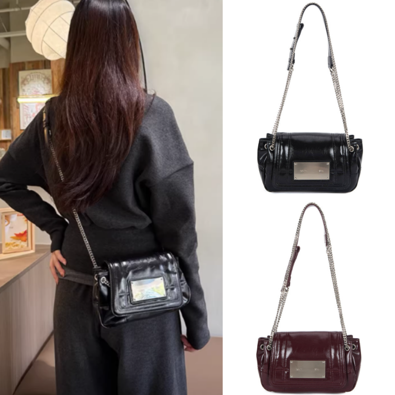マーティンキム　ミニチェーンバッグ MATIN KIM ミニチェーンバッグ GLOSSY QUILTING SMALL CHAIN BAG