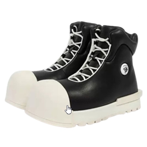 日本未入荷 FVVO & ROCKSTA 厚底 ハイトップ スニーカー THICK SOLED