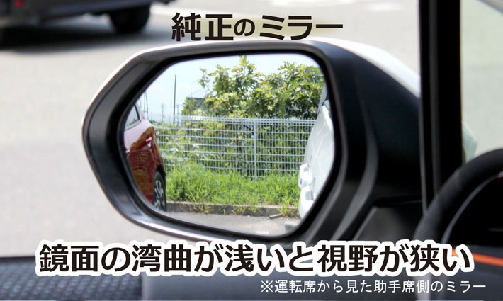 トヨタ シエンタ / サイドミラー(クリアカラー) 600R 左側１枚