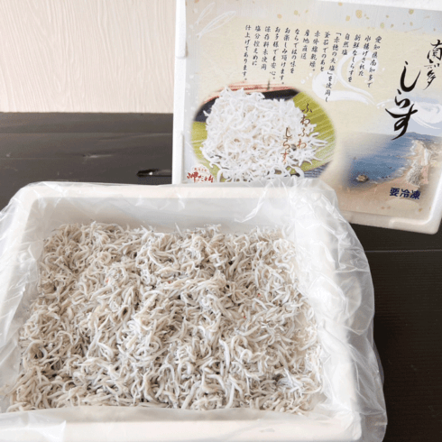 無添加ふわふわしらす　500g/1kg (発泡スチロール入り)