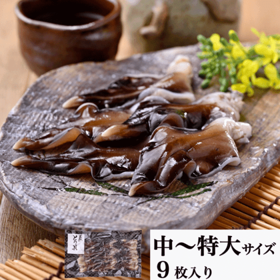 天然とり貝 ９枚入り（中～特大)(冷凍)