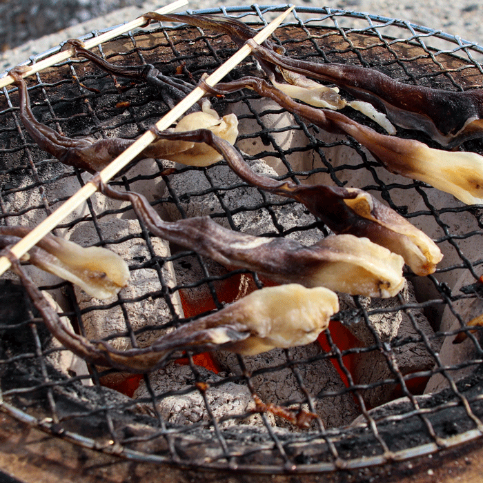 (伊勢神宮外宮奉納品) 串とり貝、とり貝お刺身食べ比べセット (送料無料) (冷凍)トロあじ・金目鯛の干物サービス中