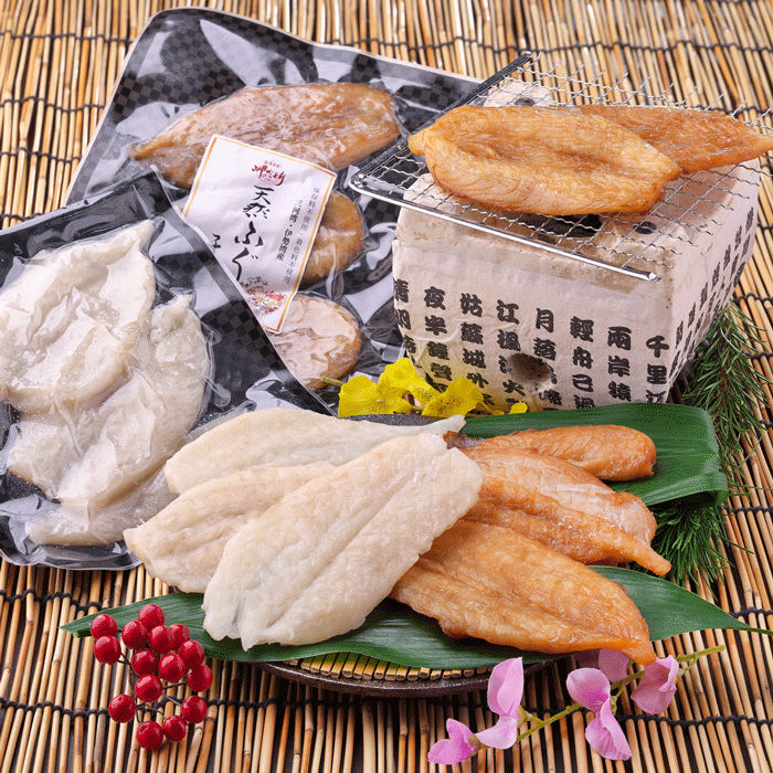 国産 天然ふぐの干物  (4袋セット) 醤油味/塩味 100g　送料無料
