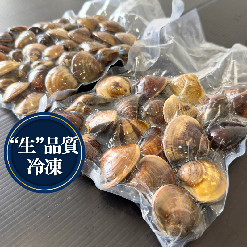 （お吸い物サイズ） 天然はまぐり 三河湾産 500g　20粒前後 砂抜き済み  温めるだけで殻がパッと開く　（冷凍）（小）