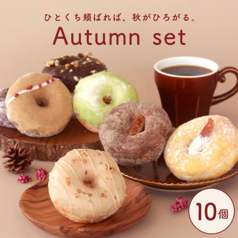 【秋限定】 オータムセット 10個入り(1箱10個入り・個包装)