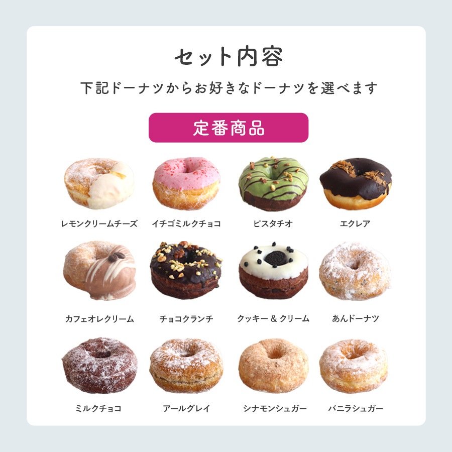 eギフトならまだ間に合う！「父の日2026限定版」 お好きなドーナツを10個選べるセット