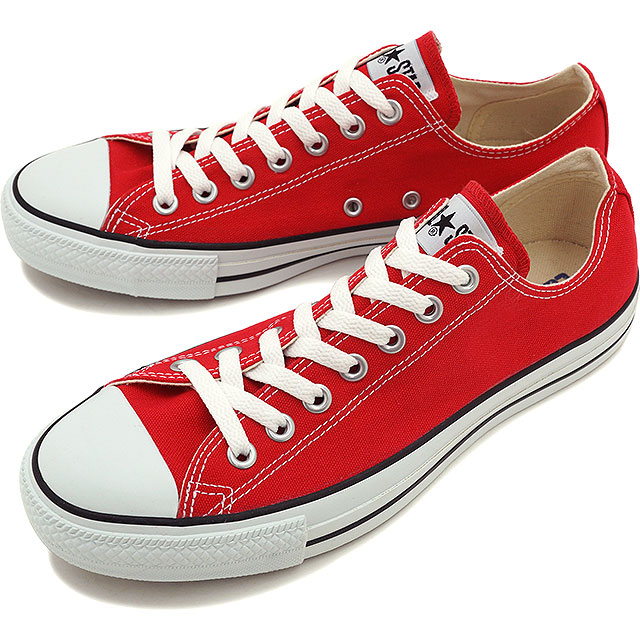 Converse USA製 赤 ローカット スニーカー 箱付き CONVERSE レッド ローカットスニーカー made in USA