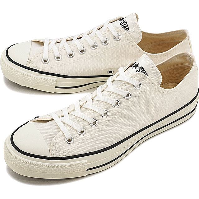 【国産モデル】コンバース キャンバス オールスター J ローカット CONVERSE CANVAS ALL STAR J OX ホワイト （32167430）
