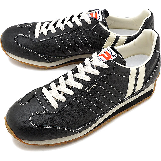 返品交換送料無料 パトリック スニーカー マラソン-L 日本製 メンズ レディース PATRICK MARATHON-L ブラック スニーカ sneaker 98701