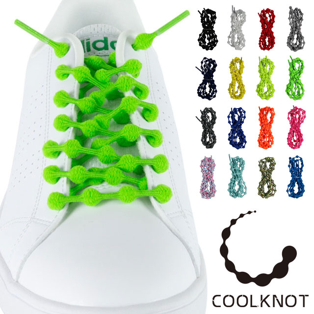 クールノット COOLKNOT シューレース 結ばない靴ひも 結ばない靴ひも メンズ レディース ジュニア 大人 子供 Mサイズ Lサイズ スポーツ ランニング ゴム紐 [HA50A HA75A]【メール便配送】