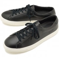 【返品送料無料】ヨーク YOAK 国産スニーカー スタンレー STANLEY [ SS20] メンズ 日本製 レザーシューズ 靴 BLK/WHT ブラック系|YOAK（ヨーク）|YOAK（ヨーク）