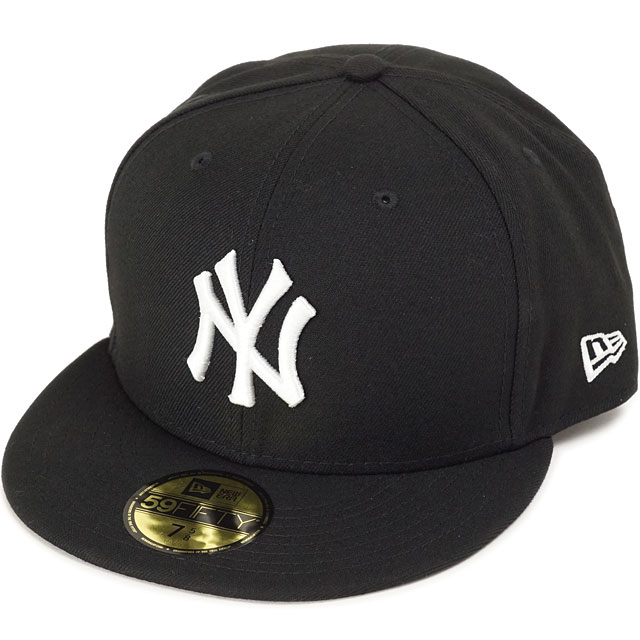 ニューエラ NEW ERA キャップ ニューヨーク・ヤンキース [14525208] 59FIFTY MLB カスタム メンズ・レディース 帽子 ブラック/スノーホワイト 正規取扱店