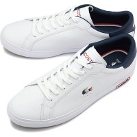 ̵ۥ饳 LACOSTE ѥ  ˡ [43SMA0034-407 SM00343] M POWERCOURT TRI 22 1 WHT/NVY/RED  ۥ磻ȷ