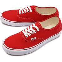 バンズ VANS オーセンティック スニーカー [VN000EE3RED SS22] AUTHENTIC メンズ・レディース ヴァンズ 定番 RED/TRUE WHITE|VANS（バンズ スニーカー
