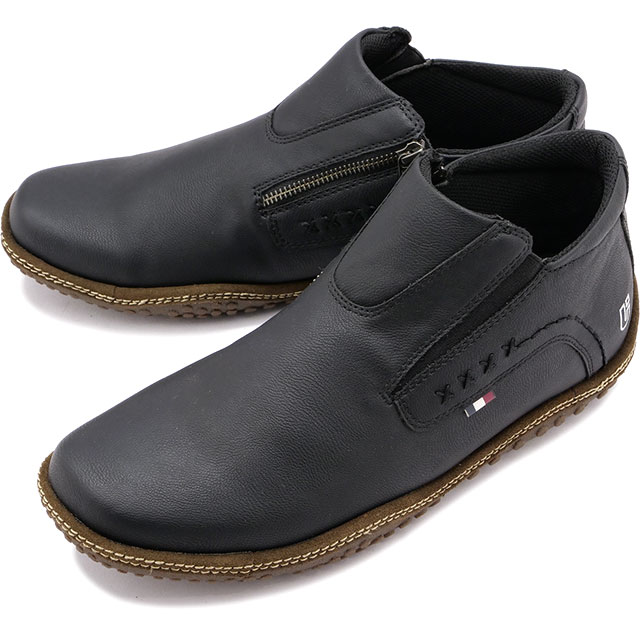 コンカラー conqueror shoes メンズ カジュアルスニーカー フォギー ウォーターテックス [22FW-FG02 FW22] FOGGY WATER-TEX 防水 スリッポン BLACK 黒 ブラック系