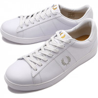 【送料無料】フレッドペリー FREDPERRY スニーカー スペンサーレザー [B4334-200 FW22] SPENCER LEATHER メンズ・レディース WHITE|FRED PERRY（フ