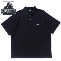 ̵ۡSALEۥȥ顼 XLARGE  ɥ ӥåݥ [101232013005 SU23] STANDARD LOGO BIG POLO SHIRT x-large å顼 ȥåץ Ⱦµ BLACK  ֥åϡts