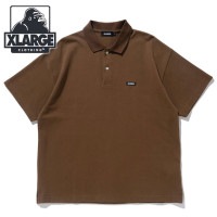 ̵ۡSALEۥȥ顼 XLARGE  ɥ ӥåݥ [101232013005 SU23] STANDARD LOGO BIG POLO SHIRT x-large å顼 ȥåץ Ⱦµ BROWN  ֥饦ϡts