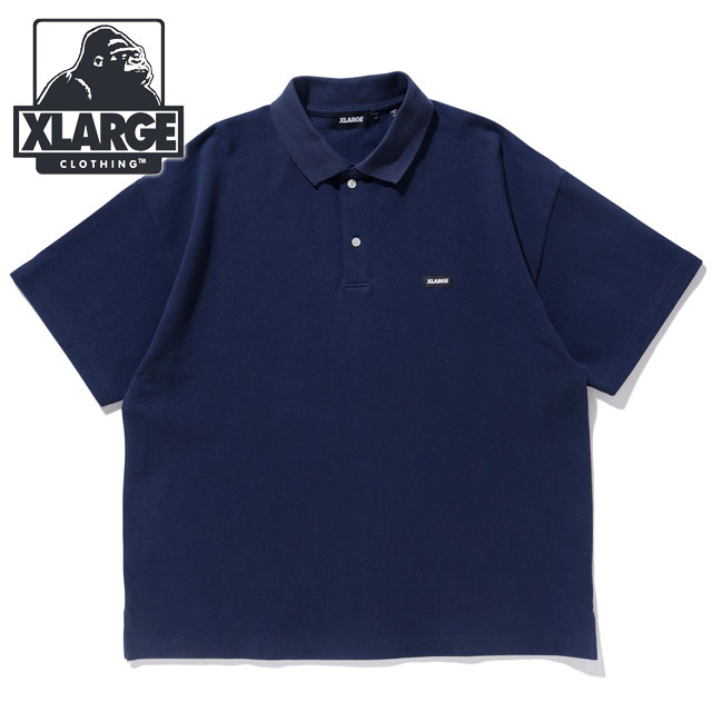 ̵ۡSALEۥȥ顼 XLARGE  ɥ ӥåݥ [101232013005 SU23] STANDARD LOGO BIG POLO SHIRT x-large å顼 ȥåץ Ⱦµ NAVY  ֥롼ϡts