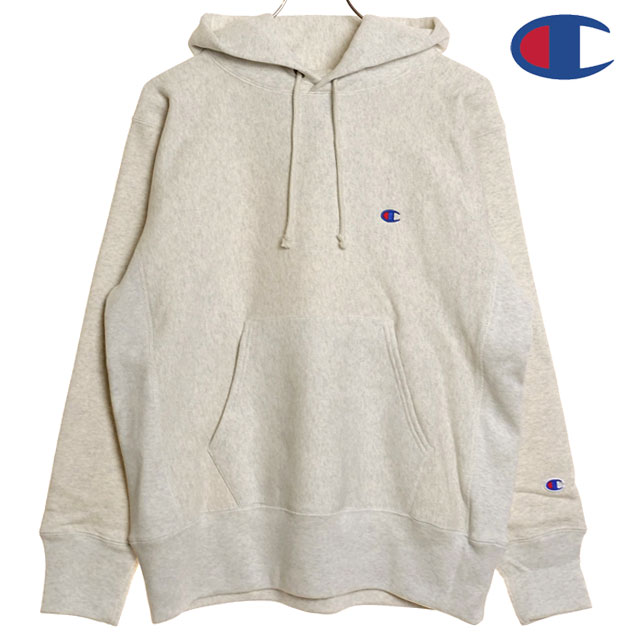 チャンピオン Champion メンズ リバースウィーブ フーデッドスウェットシャツ [C3-Y133 FW23] REVERSE WEAVE HOODED SWEATSHIRT トップス パーカー プルオーバー OATMEAL 正規取扱店
