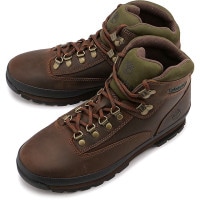 ティンバーランド Timberland メンズ ユーロハイカーレザー [95100 FW23] Euro Hiker Leather ハイキングブーツ フルグレイン ブラウン 正規取扱店|Timber