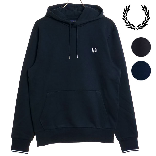 フレッドペリー FRED PERRY ティップド フーデッドスウェットシャツ [M2643] TIPPED HOODED SWEATSHIRT メンズ トップス プルオーバー パーカー 長袖