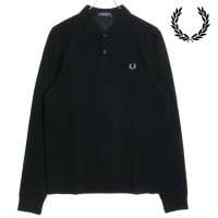 ̵ۥեåɥڥ꡼ FRED PERRY  󥰥꡼ ץ졼 եåɥڥ꡼ [M6006-906 FW23] LS PLAIN FRED PERRY SHIRT ȥåץ λ Ĺµݥ BLACK/CHROME  ֥å