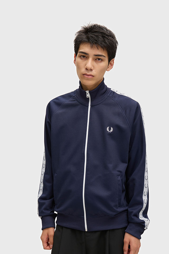 フレッドペリー FRED PERRY メンズ テープド トラックジャケット フレッドペリー FRED PERRY メンズ テープド トラックジャケット