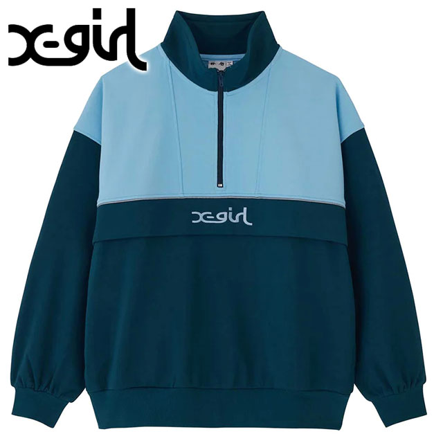 SALE】エックスガール X-girl レディース バイカラーアノラック