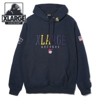 エクストララージ XLARGE メンズ XLラベル スーブニール フーデッドスウェット [101233012031 FW23SPOT] XL LABEL SOUVENIR HOODED SWEAT x