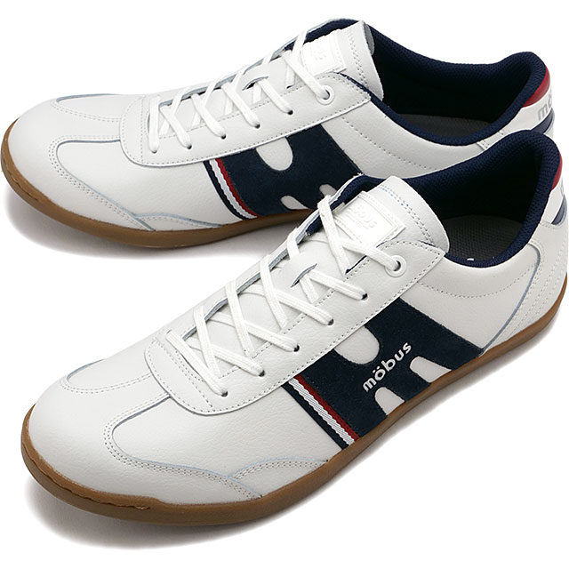 【40％OFF／SALE】モーブス mobus メンズ スニーカー ミュルハイム2 [M-2313T-1031 FW23] MULHEIM 2 靴 ローカット WHITE/NAVY【s】